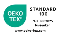 the STANDARD 100 by OEKO-TEX (*) 